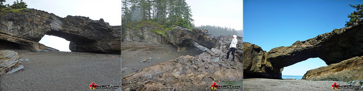 Hole in the Wall on the West Coast Trail Hole in the Wall on the West Coast Trail