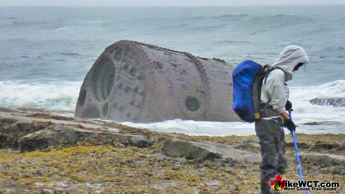 Michigan Shipwreck on the West Coast Trail