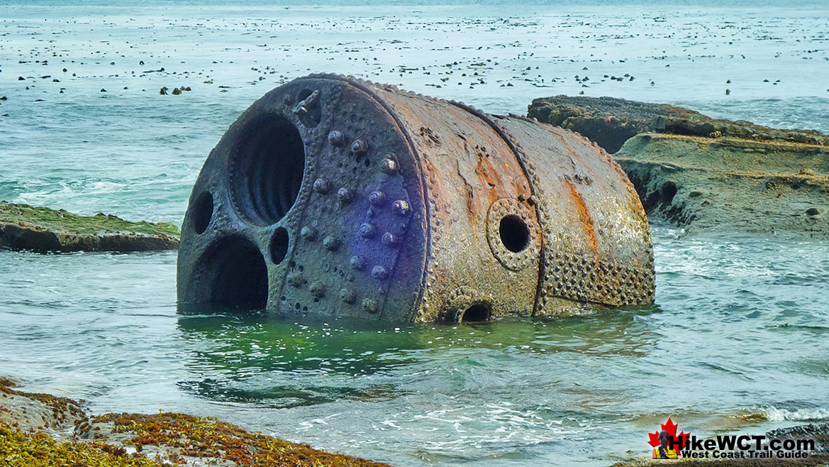Boiler from the Michigan Shipwreck