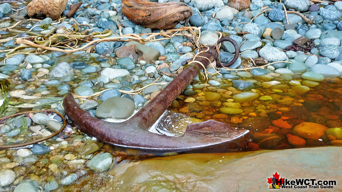 Shipwreck Anchor on the West Coast Trail