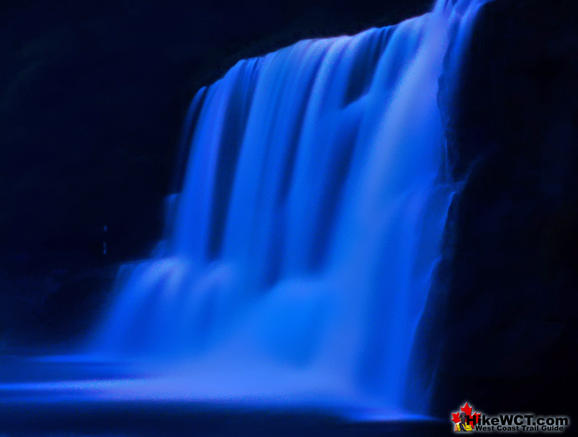 Tsusiat Falls at Night