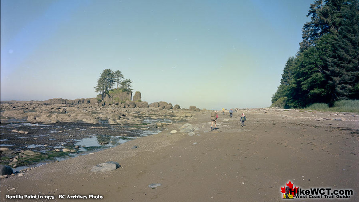 Bonilla Point Refuge Rock in 1975