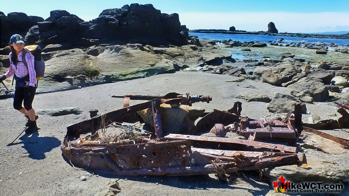 Shipwreck Near Bonilla Falls