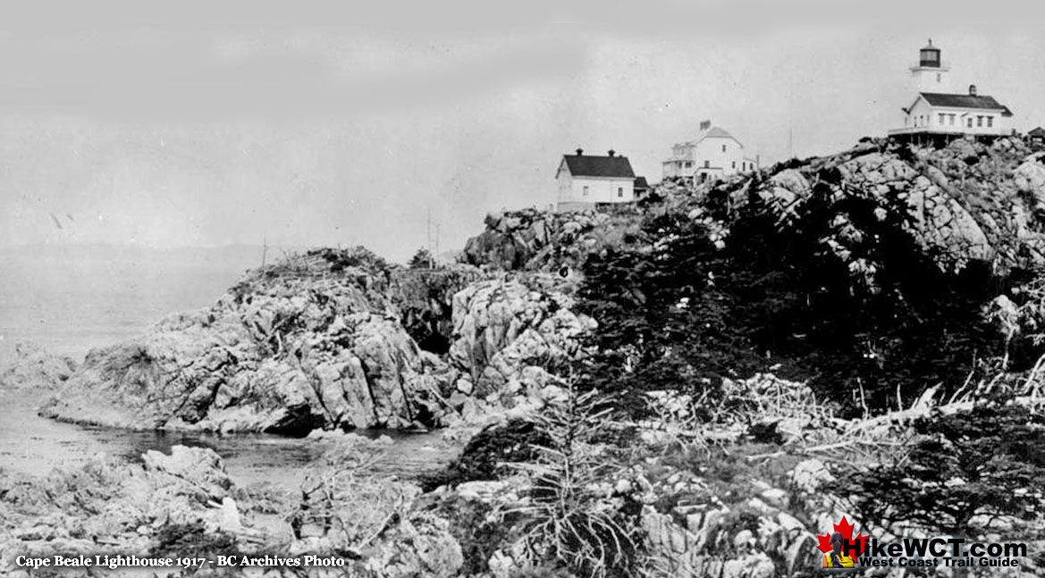 Cape Beale Lighthouse in 1917