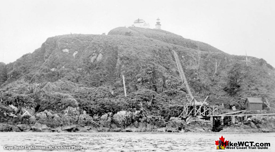 Cape Beale Lighthouse Shore View