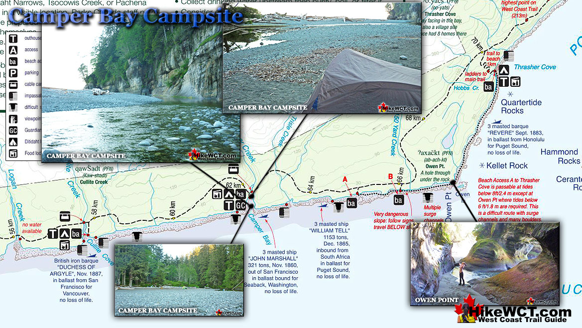 Camper Bay Campsite Map v7