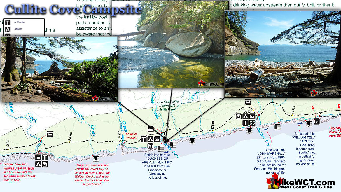 Cullite Cove Campsite Map v7