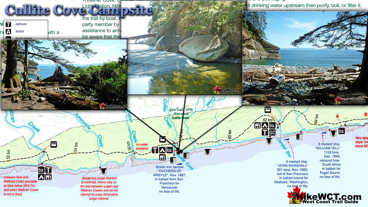 Cullite Cove Campsite Map v8
