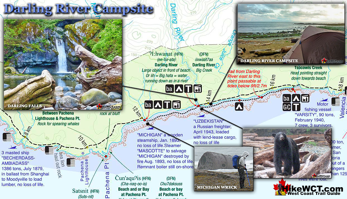 West coast trail outlet information