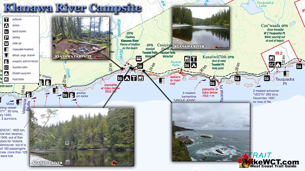 Klanawa River Campsite Map v7
