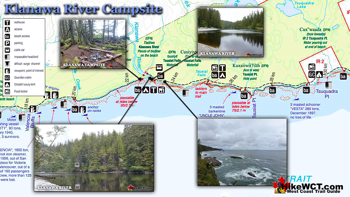 Klanawa River Campsite Map v8a