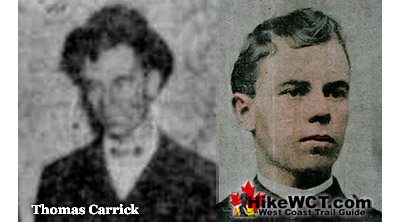 Thomas Carrick Valencia Survivor 1906