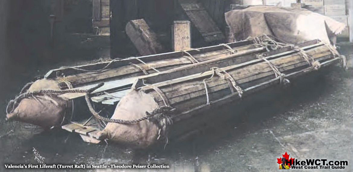 Valencia Liferaft (Turret Raft) Recovered