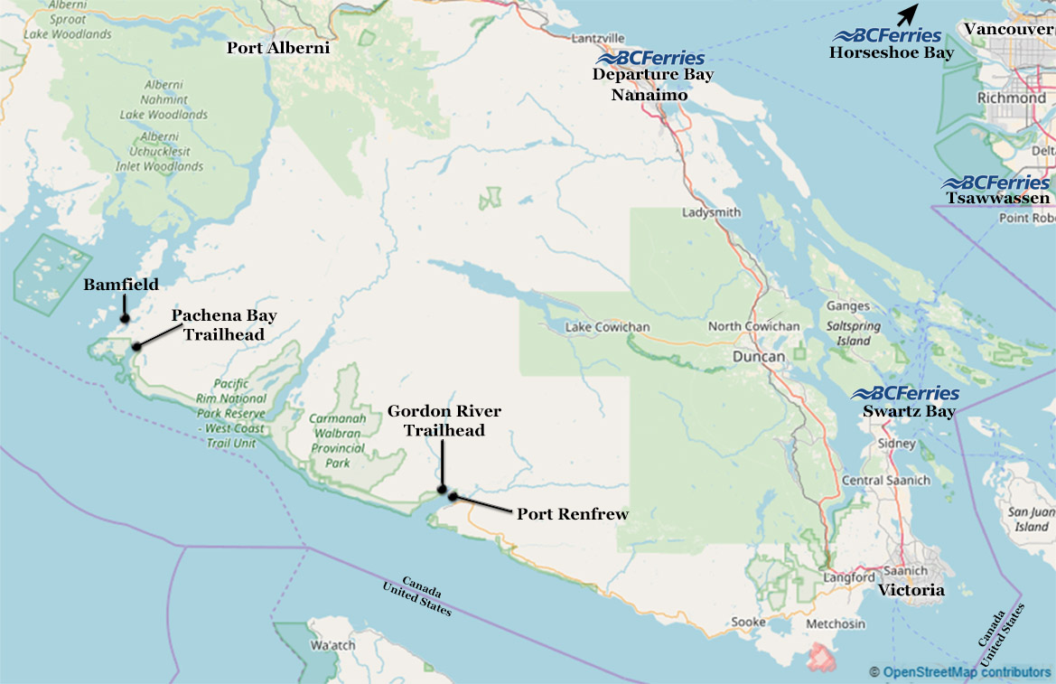 West coast trail outlet difficulty