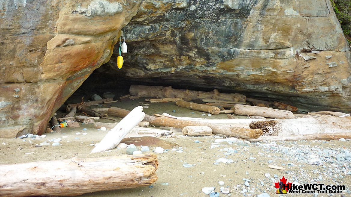 Orange Juice Creek Cave on the West Coast Trail