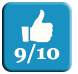 9 Rating Icon